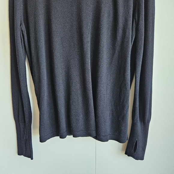 LULULEMON Bring It Backbend Sweater Black Size 6 - Picture 8 of 12